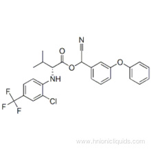 D-Valine,N-[2-chloro-4-(trifluoromethyl)phenyl]-, cyano(3-phenoxyphenyl)methyl ester CAS 102851-06-9